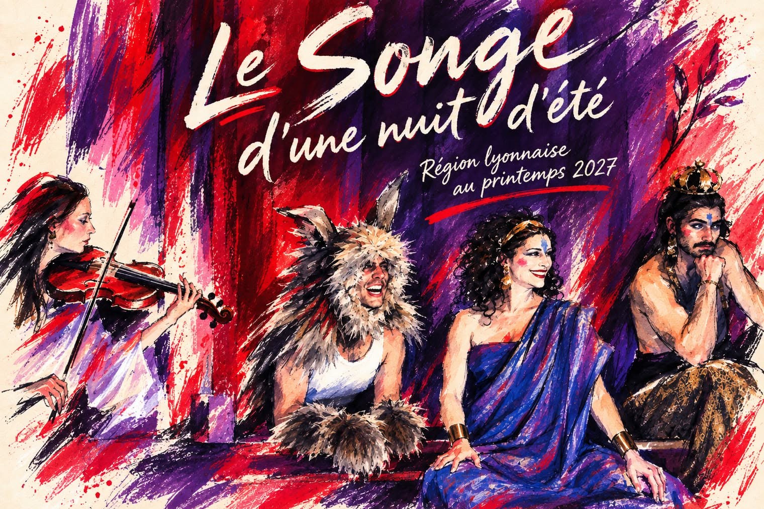 Affiche du spectacle Le Songe d’une nuit d’été